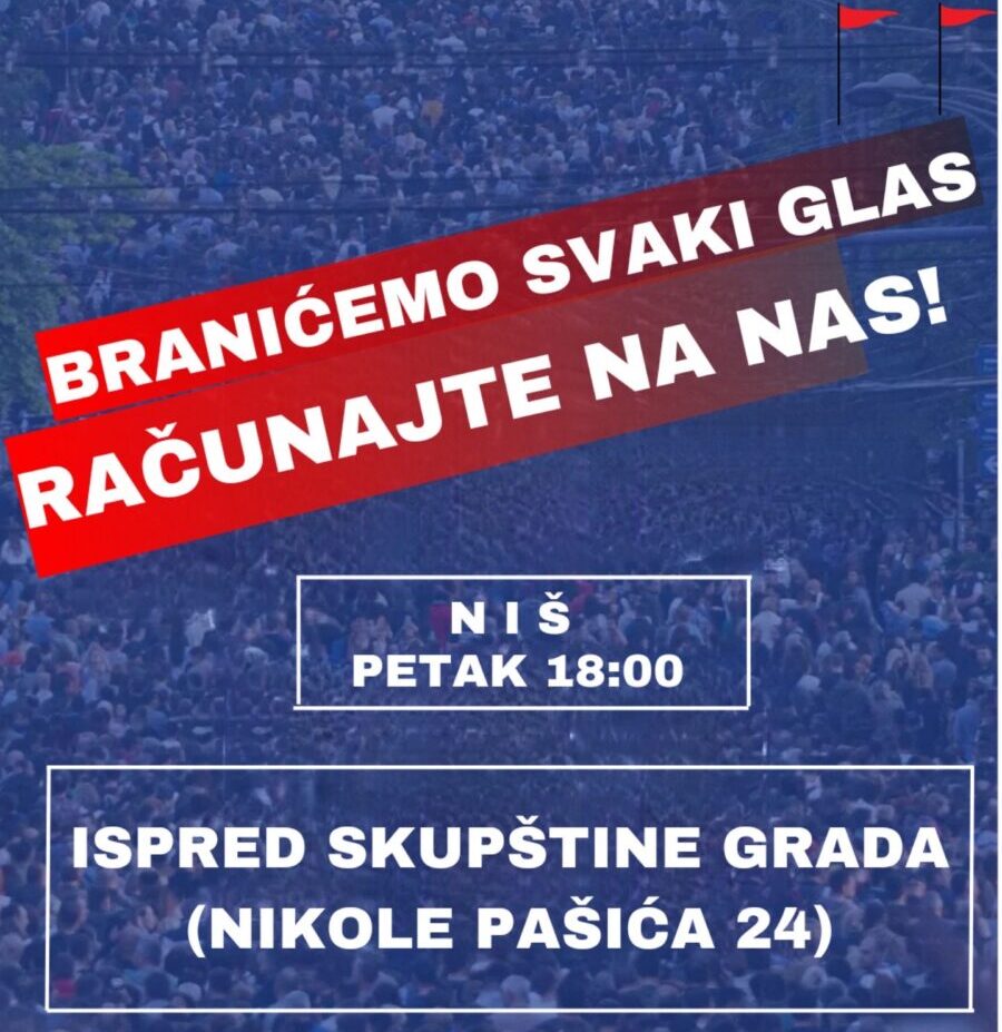 Protest Ra Unajte Na Nas Brani Emo Svaki Glas Decembra U H