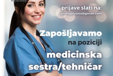 Poliklinika Anima Plus je u potraži za novim članom medicinskog dela tima