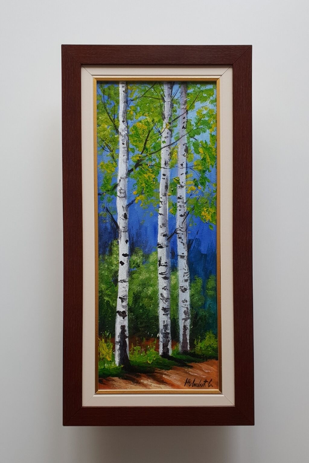 Ulje na platnu – Velike breze, prelepa slika!