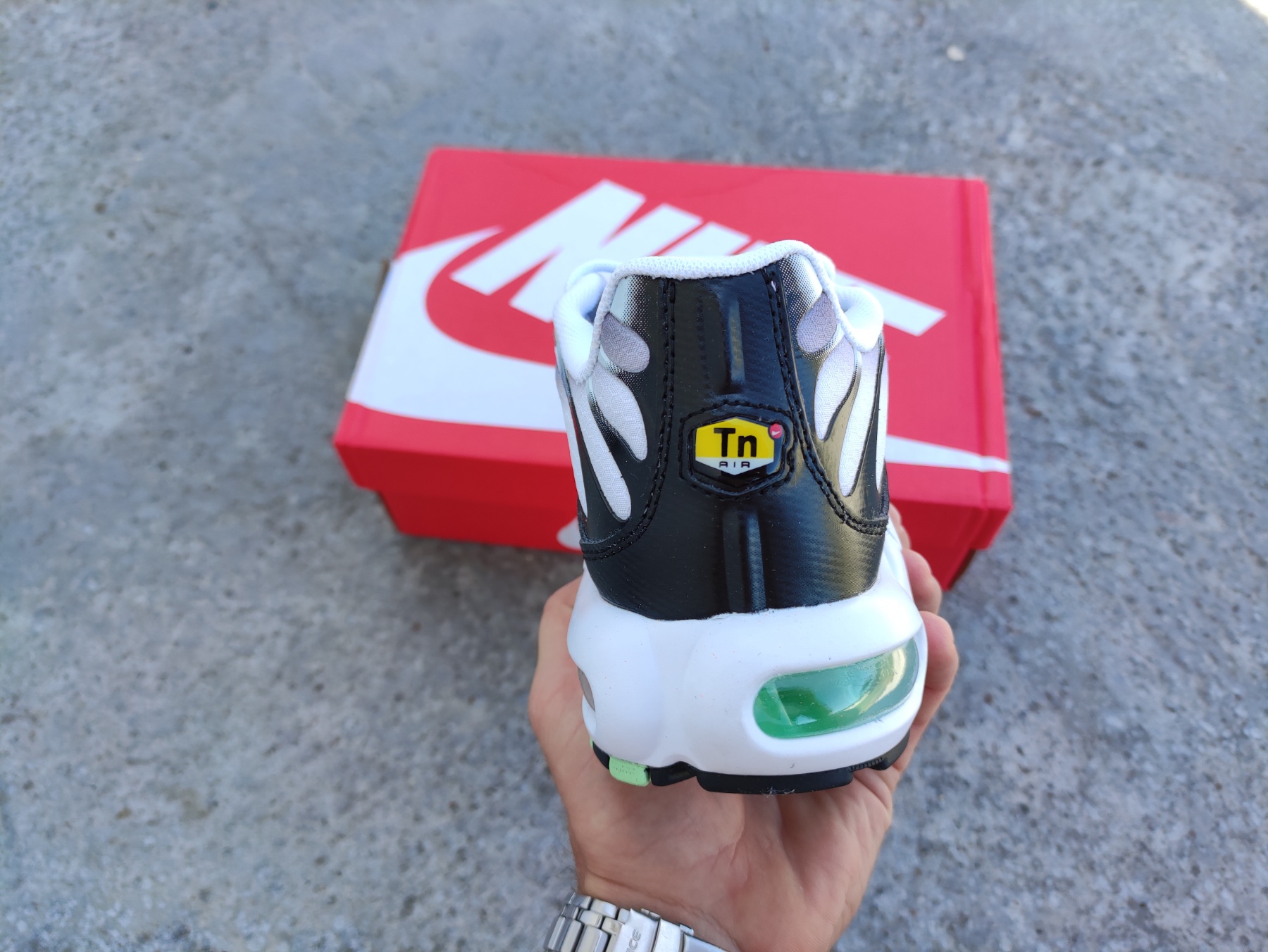 Nike patike Air Max Plus White Black Mint