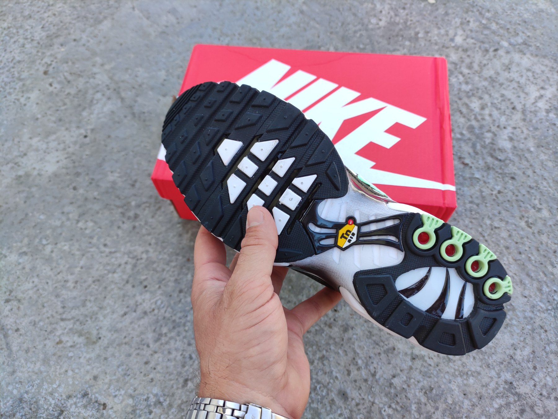 Nike patike Air Max Plus White Black Mint
