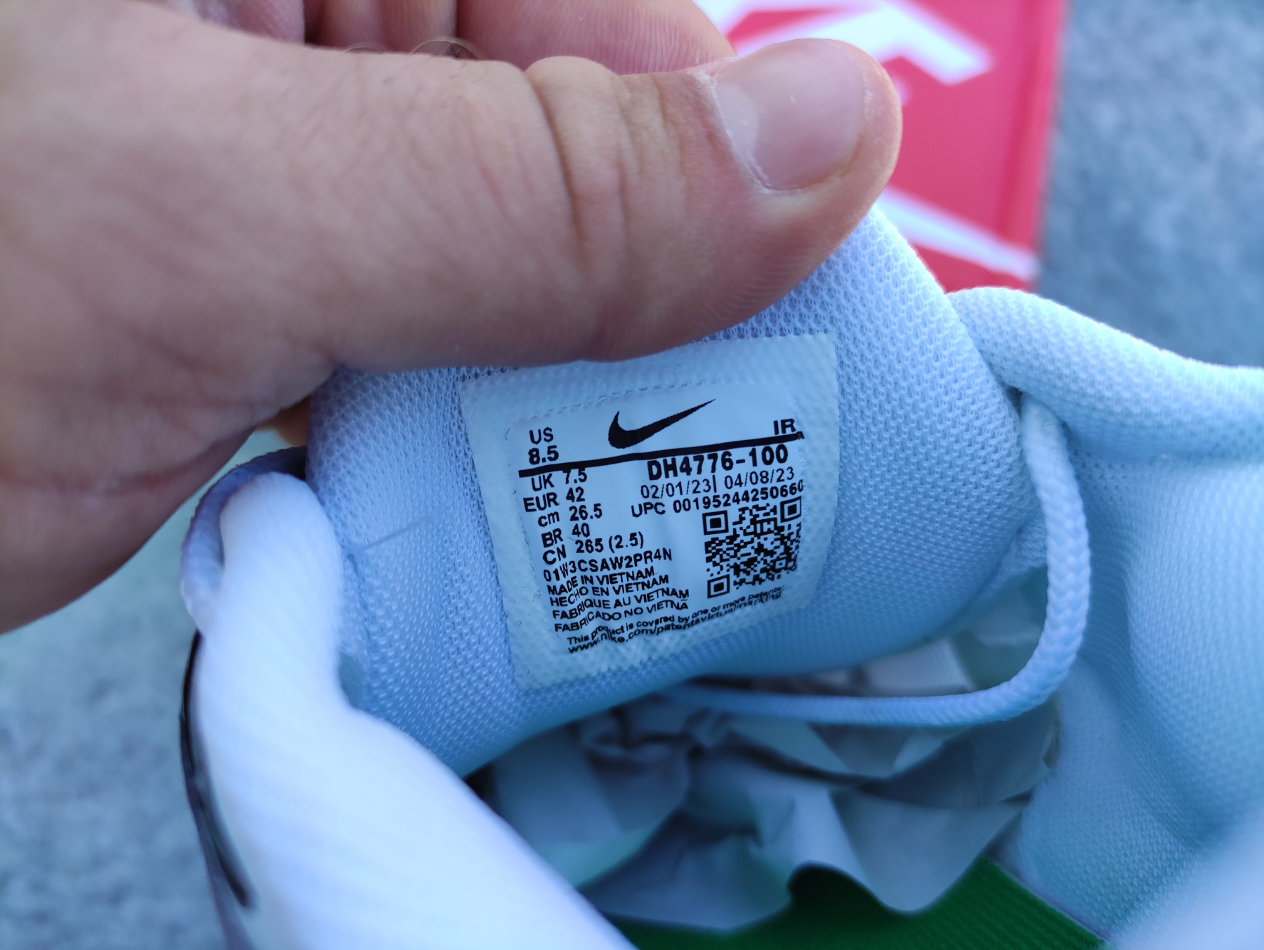 Nike patike Air Max Plus White Black Mint