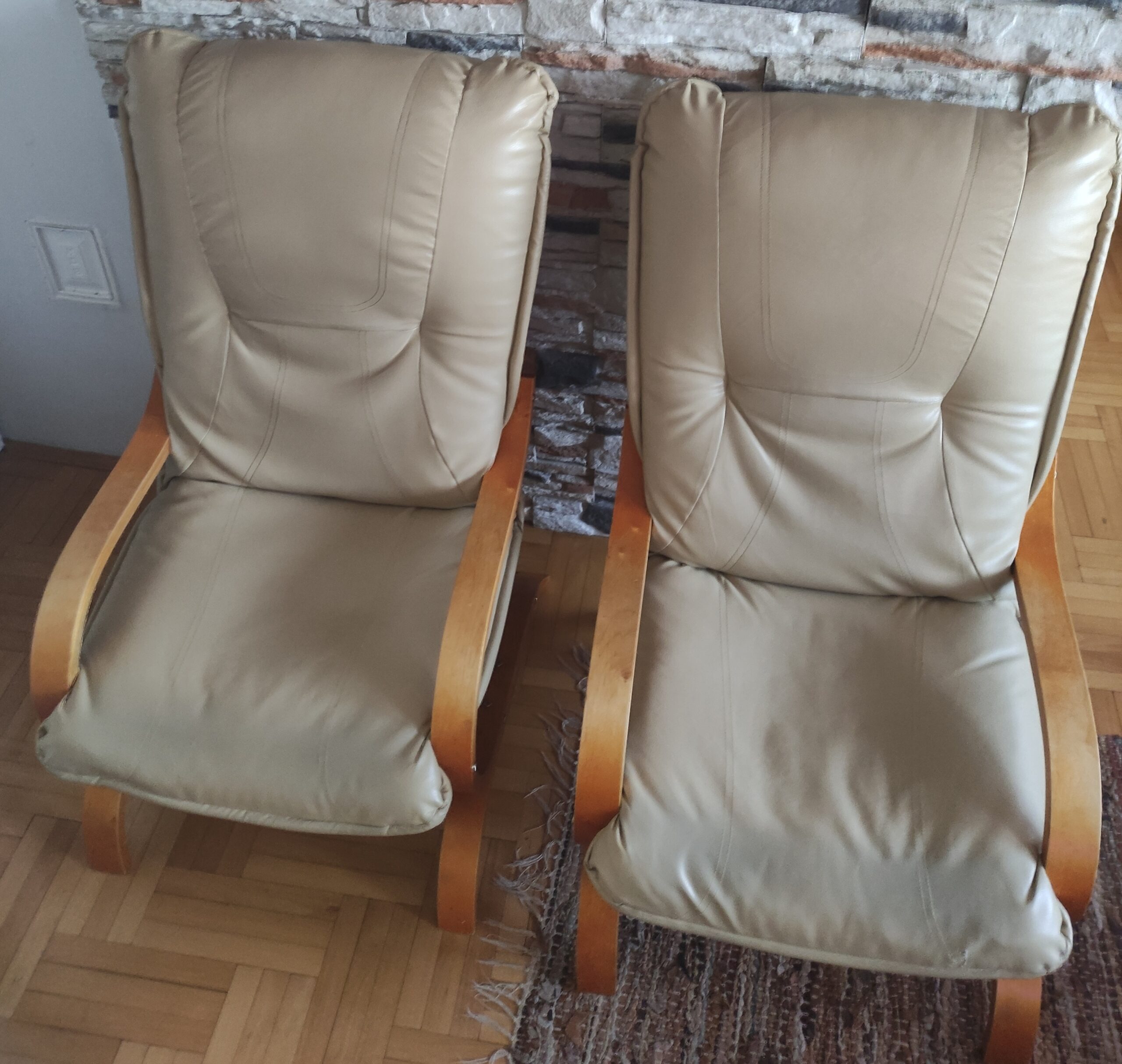 Trosed i dve fotelje (eko koža)