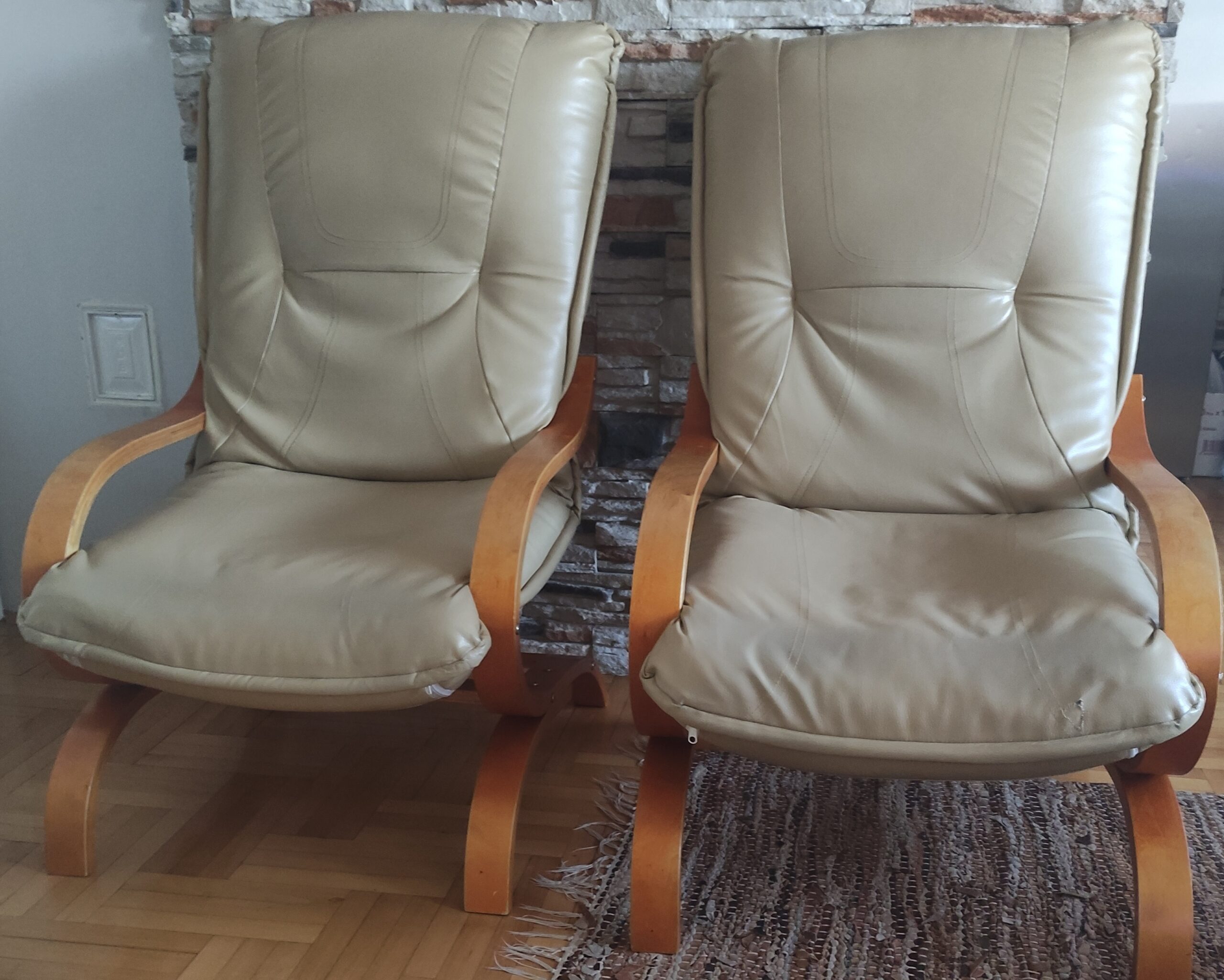 Trosed i dve fotelje (eko koža)