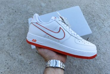 Nike Air Force White Picante Red