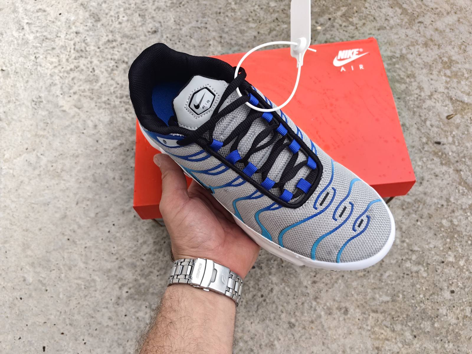 Nike Air Max Plus TN Light Smoke Blue Lightning