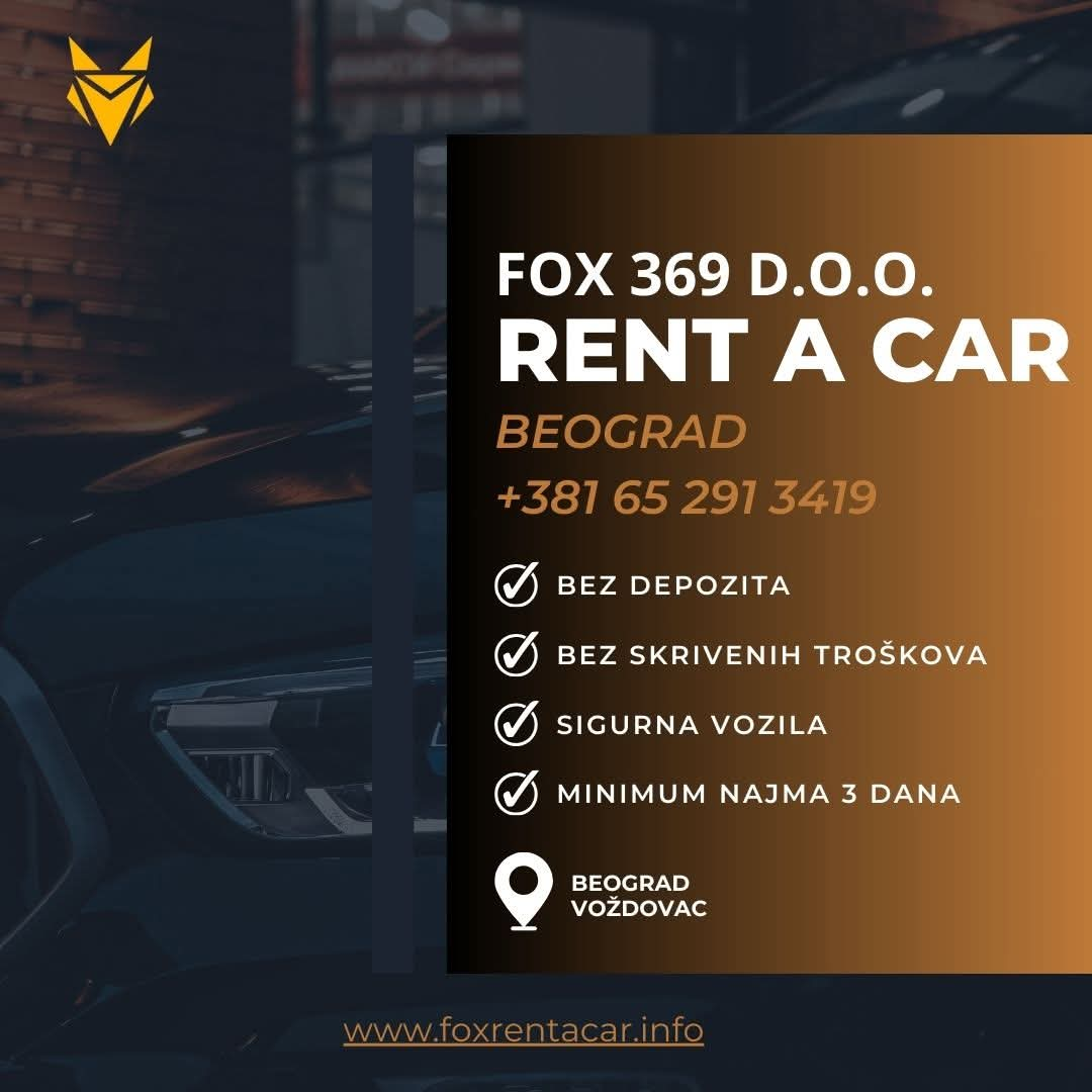 Rent a car Beograd – bez depozita