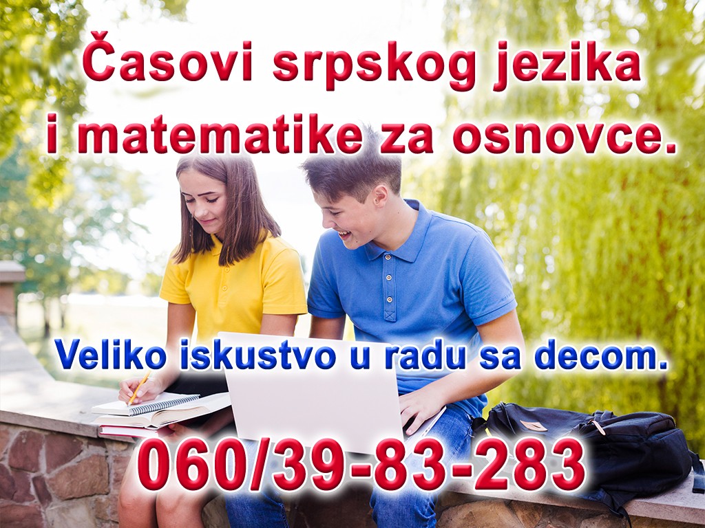 Privatni casovi srpskog jezika i matematike za osnovce Nis