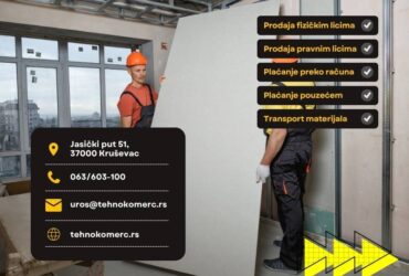Gips ploče – Gips profili – Suva gradnja