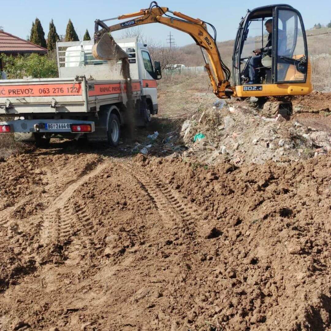 Mini bager iskop Barajevo – Sve vrste iskopa