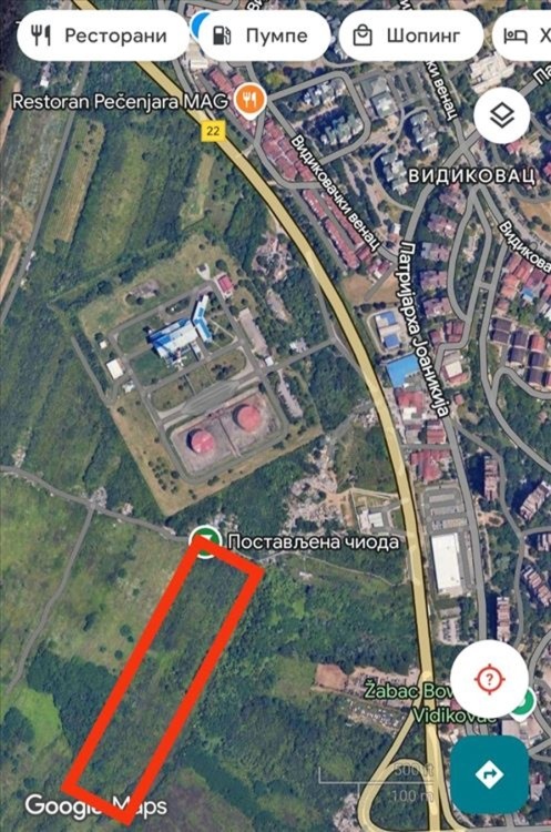 Na prodaju parcela kod toplane na Ceraku-Beograd