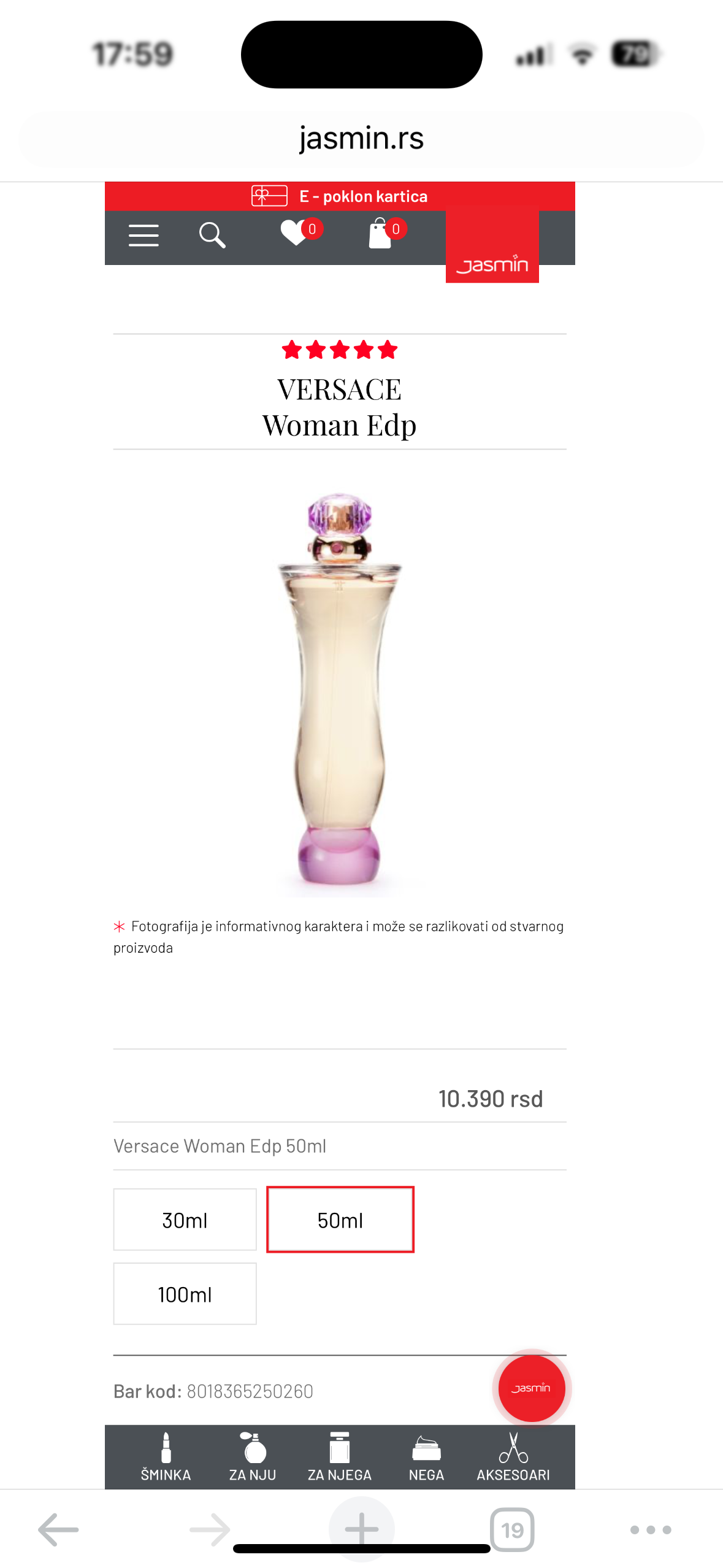 Nov parfem Versace Woman