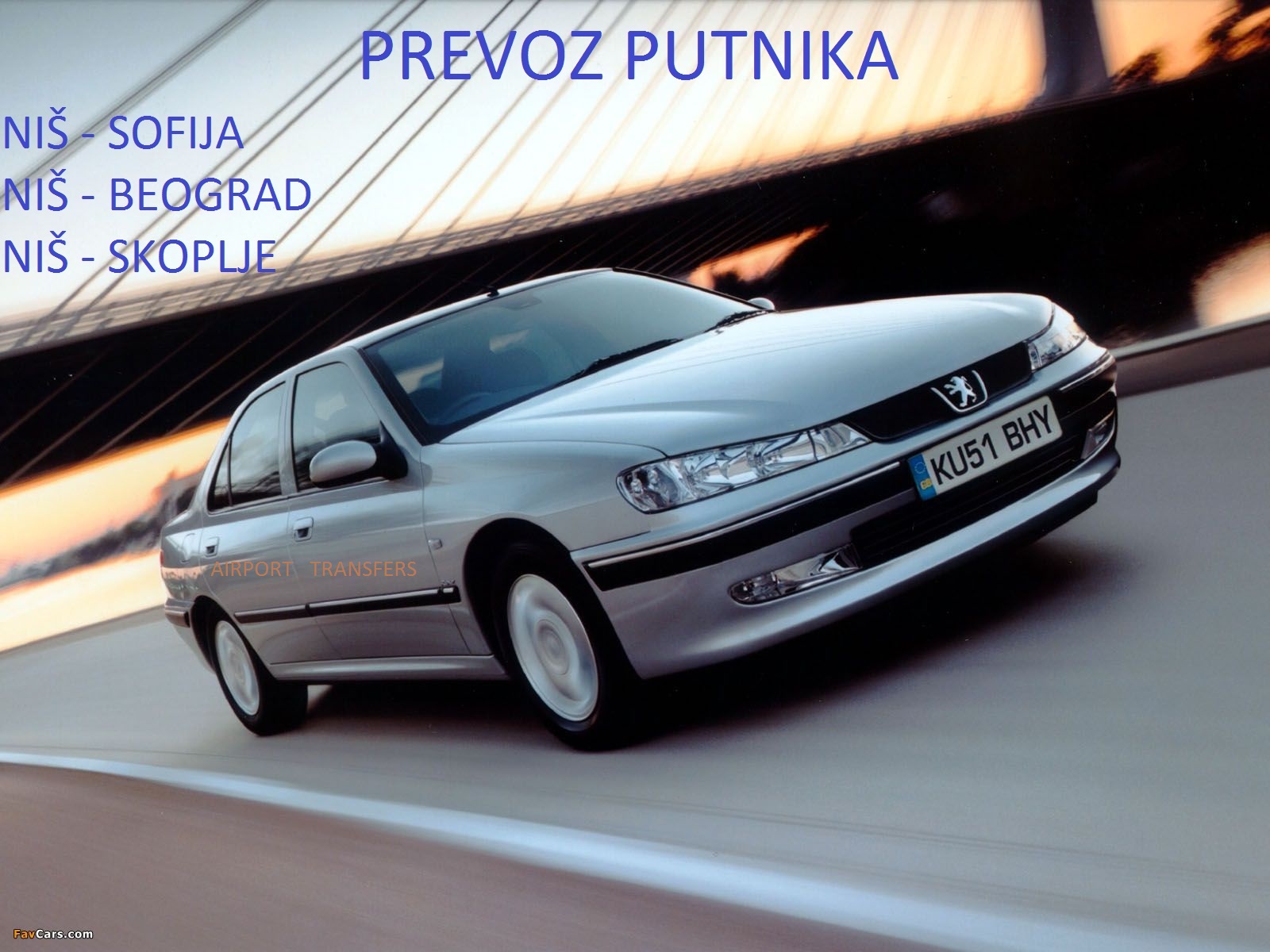 Prevoz putnika Niš Sofija aerodrom povoljne cene