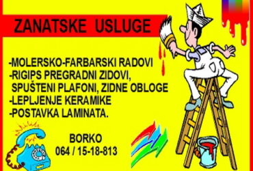 molersko-gipsarski i keramicarski radovi