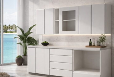 Moderna kuhinja od medijapana i univera