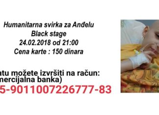 Humanitarni koncert: Muzičari iz Niša i Jagodine za Anđelu Vrbić Humanitarni koncert: Muzičari iz Niša i Jagodine za Anđelu Vrbić