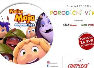 Porodični vikend u Cineplexx-u: Pčelica Maja 2 „Medene igre“ Pčelica Maja 2, Cineplexx Niš