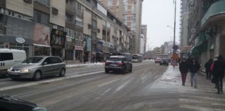 Niš pod snegom, ulice prohodne Ulice prohodne Niš; Foto: Naissus Info