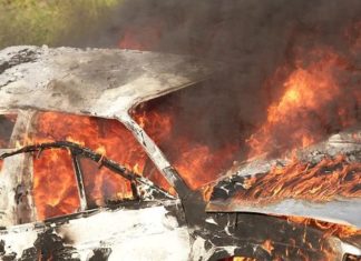 Zapalio šefici auto u Nišu Ilustracija