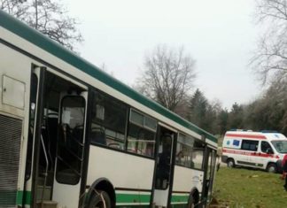 Autobus sleteo sa puta u Nišu, šestoro povređenih, među njima i dete Autobus sleteo sa puta, Niš