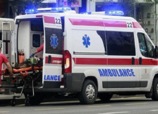 Povređene dve osobe u sudaru traktora i automobila u Mramoru kod Niša hospitalizovana