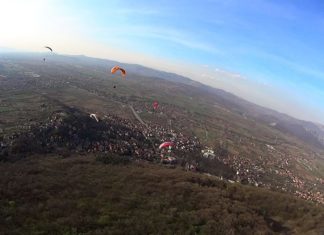 Niš domaćin Evropskog prvenstva u paraglajdingu: Uređuje se put do Višegradske stene Paraglajding iznad Niša