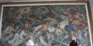 Zašto se najveća slika u Nišu nalazi u sudnici umesto u galeriji? "Čegarski boj" poznatog jugoslovenskog slikara Bože Ilića; Foto: Vesna Petrović