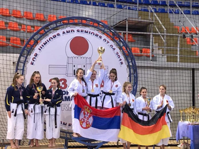 Evropsko prvenstvo u karateu u Nišu; Foto: FB KK Bushido NB