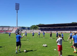 Radnički juri poslednji voz za Evropu Trening, Foto: FK Radnički