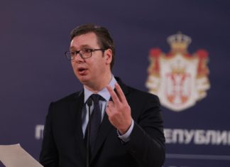 Istinomer: Svaka deseta izjava predsednika Vučića istinita Mesto: Beograd Datum: 26.03.2018 Dogadjaj: POLITIKA/BEZBEDNOST - konferencija za novinare predsednika Srbije Aleksandra Vuèiæa posle sednice Saveta za nacionalnu bezbednost, sazvane povodom incidenta u Kosovskoj Mitrovici i hapenja Marka Ðurića