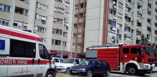 Požar u Nišu: Goreli podrumi u zgradi na Bulevaru Nemanjića pozar, vatrogasci, hitna pomoc