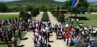 Niš obeležava 209 godina od boja na Čegru Polaganje venaca na Čegru; Foto: GO Pantelej