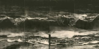 Izložba grafika Mine Rakidžić u niškom Salonu 77 Archetypal Settings - The Sea, poliptih, 125x160cm, 2018