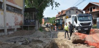 Završna faza uređenja industrijske zone Lozni kalem i Daničićeve ulice U Daničićevoj ulici u Nišu radovi u završnoj fazi; JKP Naissus