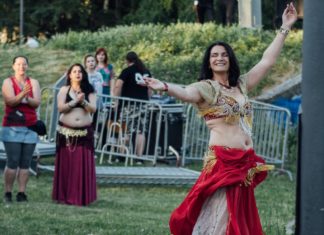 Međunarodni festival trbušnog plesa u Nišu Promocija Festivala orijentlanog plesa u Čairu; Foto: Ivan Dinić
