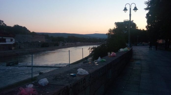 Nišavski kej u ranim jutarnjim časovima; Foto: Naissus Info