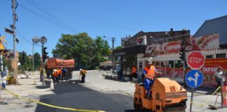 Završeni radovi na delu Južnog kanalizacionog kolektora u Nišu Završni radovi na raskrsnici kod Paliluske rampe, Niš; Foto: JKP Naissus