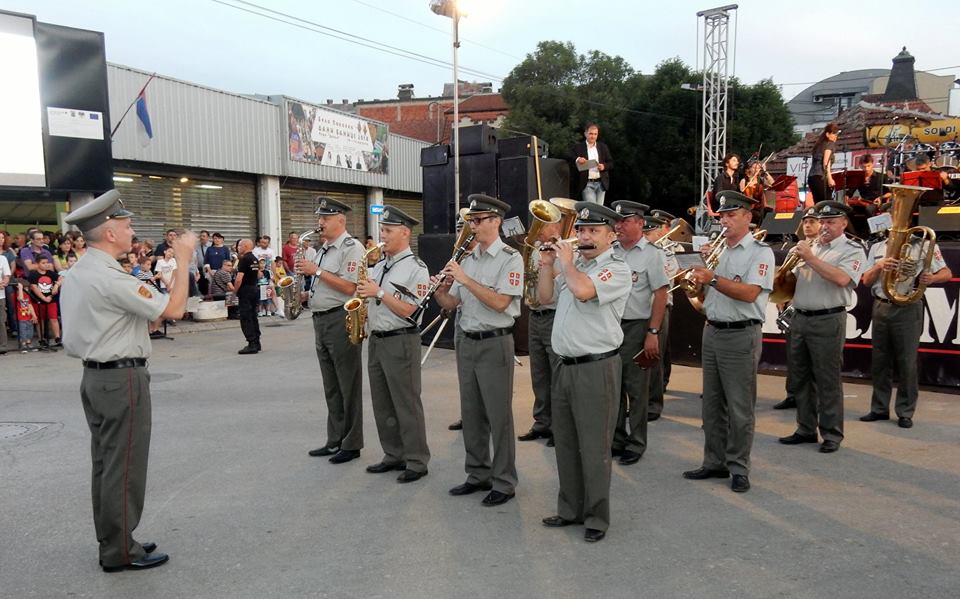 Vojni orkestar na Paliluskoj večeri; Foto: D.Vidojković