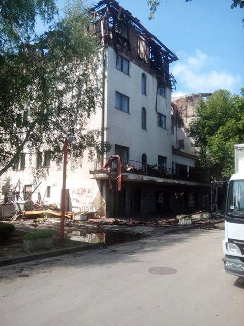 Dan posle požara; Foto: Niška Banja FB Printscreen