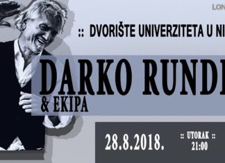 „Prođe cela godina i zafali nam Niš“: Darko Rundek & Ekipa u Banovini Darko Rundek & Ekipa u Nišu; Foto: Long play, FB Printscreen