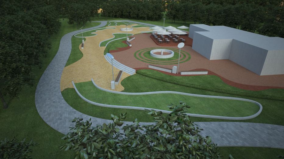 Idejno rešenje parka "Brđanka" u Aleksincu