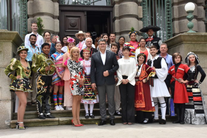 Prijem za učesnike 11. Međunarodnog studentskog festivala folklora; Foto: Grad Niš