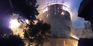 Izgoreo zapušten hotel “Partizan” u Niškoj Banji, nema povređenih (VIDEO) Hotel Partizan U Niškoj Banji; Foto: Dejan Radojković