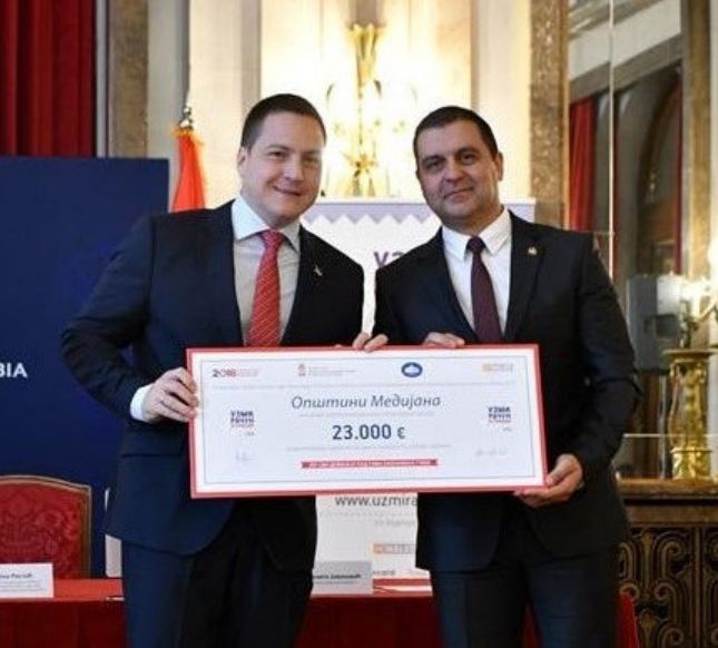 Dodela nagrade GO Medijana za učešće u nagradnoj igri “Uzmi račun i pobedi”; Foto: NALED