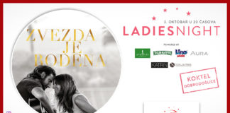 Repertoar bioskopa Cineplexx Niš za period od 27. septembra do 3.oktobra Ladies night Zvezda je rodjena