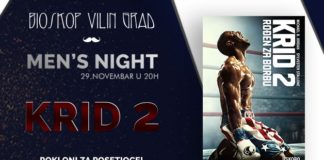 Men’s Night u bioskopu Vilin Grad Men's Night