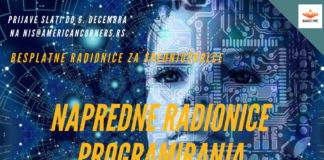 Besplatne radionice programiranja za srednjoškolce Američki kutak