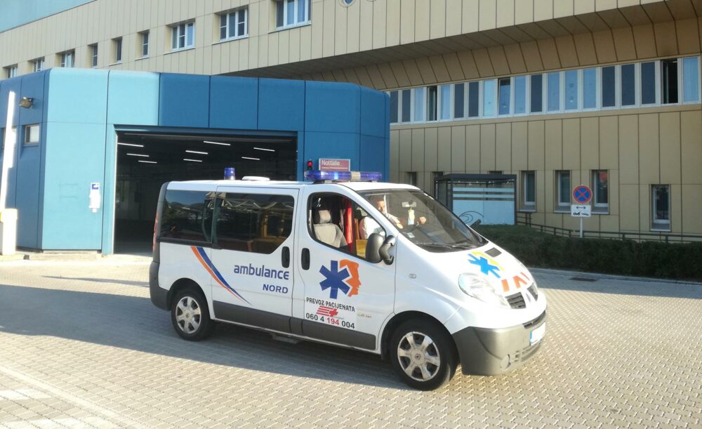 Sanitetska vozila su u službi prevoza pacijenta