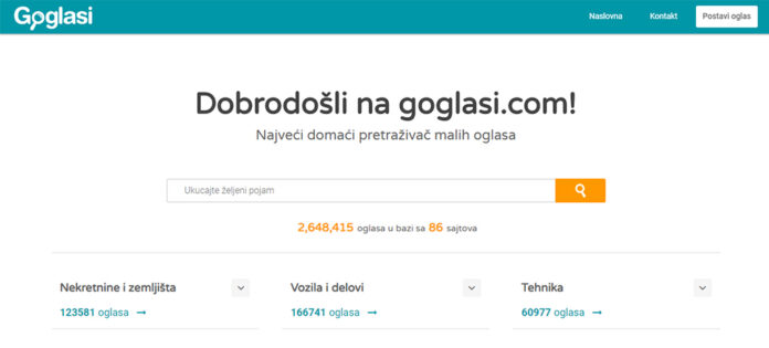 Oglasi Naissus.info od danas i na najvecem portalu za pretragu oglasa Goglasi