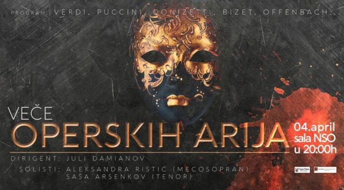 vece operskih arija Veče operskih arija
